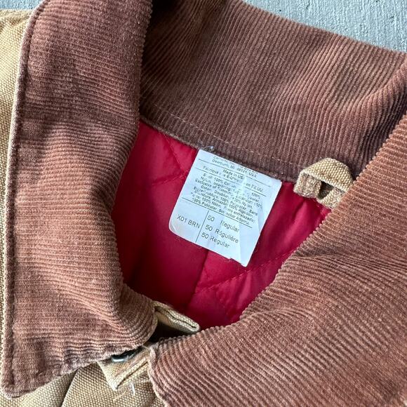 Vintage Y2K Carhartt brown cropped Detroit style work wear jacket - Picture 7 of 10